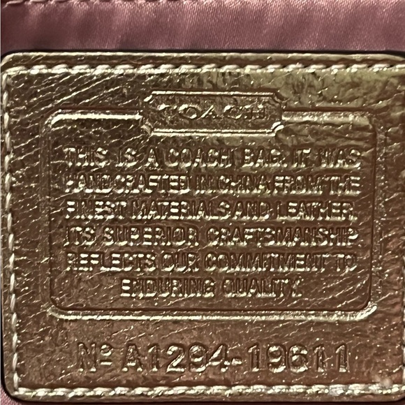 Coach Poppy Madras Large Handbag Tote, Exc Cond. - Picture 5 of 9